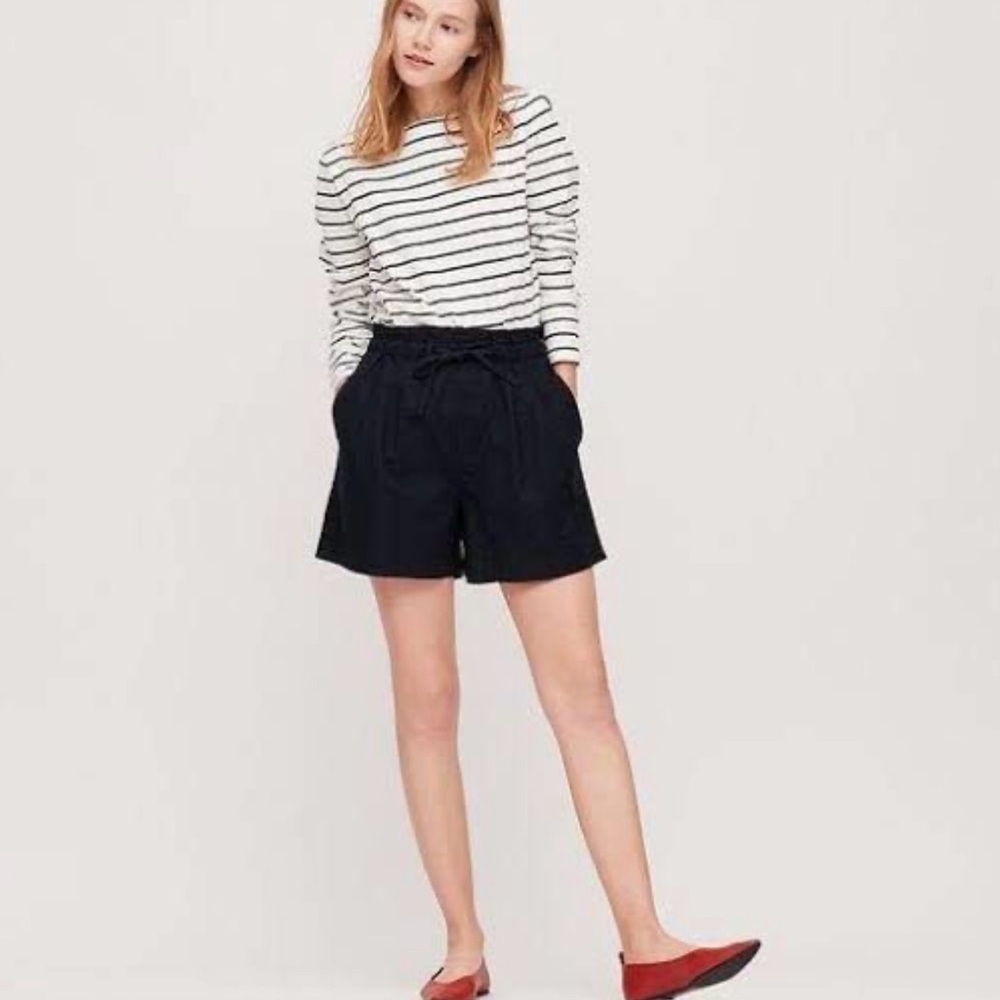 🔴 Uniqlo Paperbag Shorts Womens XS Black